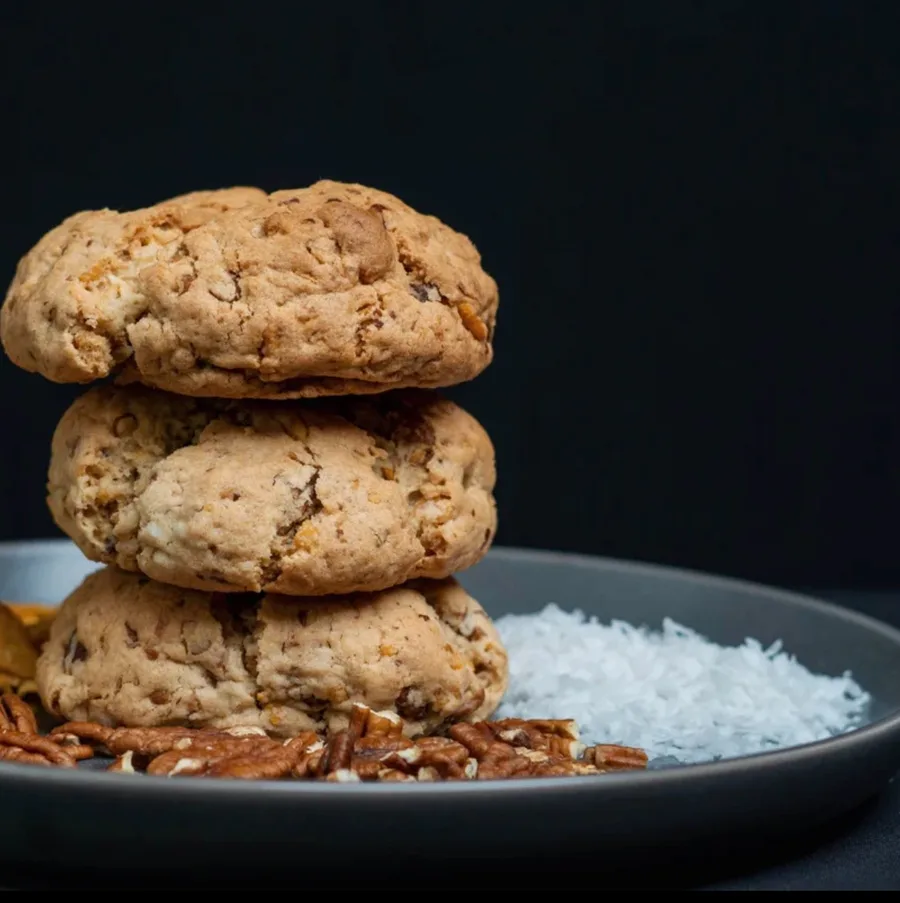 Stack of house-baked cookies